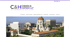 Desktop Screenshot of cabadahameed.com